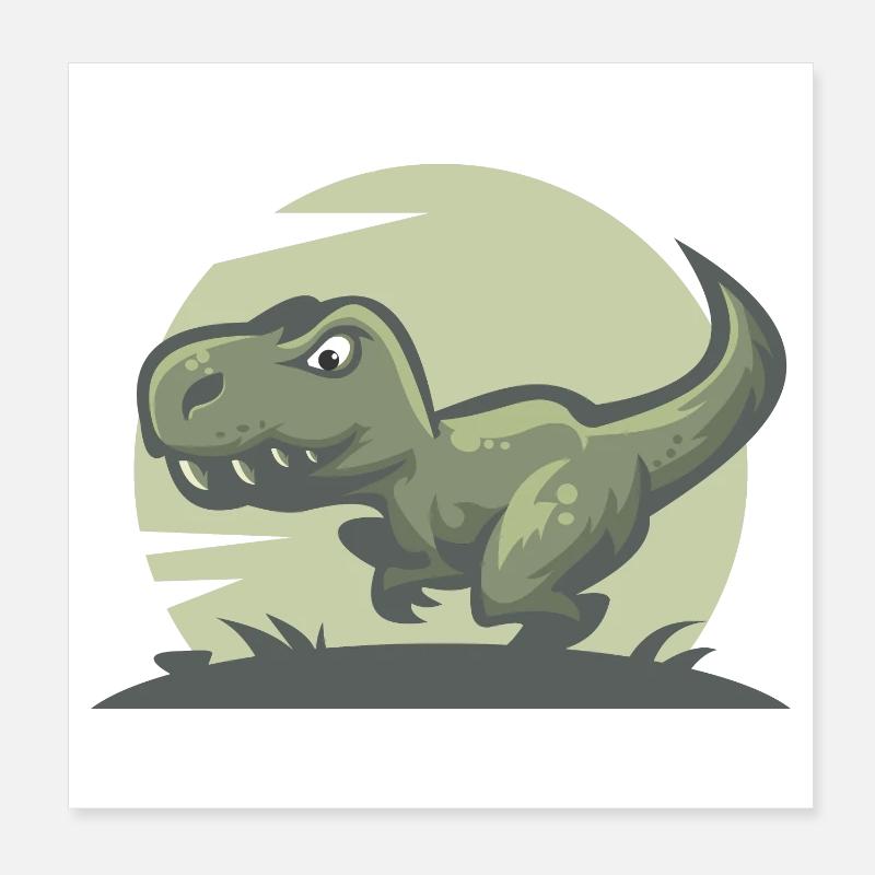 Dinosaurier T-Rex Poster 20x20 cm
