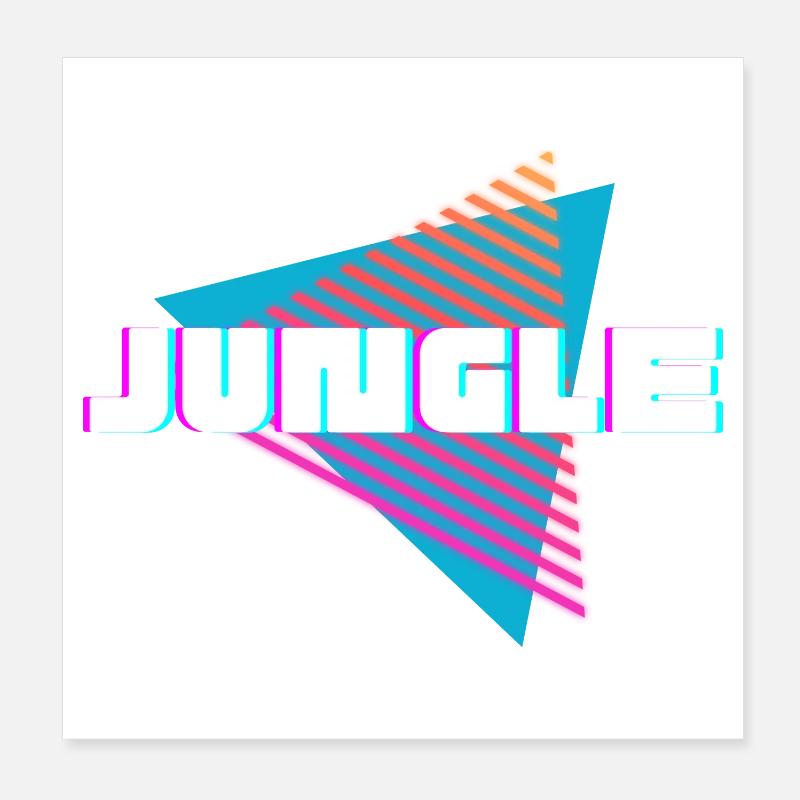 Jungle Poster 8" x 8" (20x20 cm)