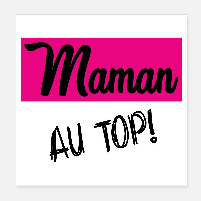 MAMA. OMA. MUTTERTAG Poster 20x20 cm