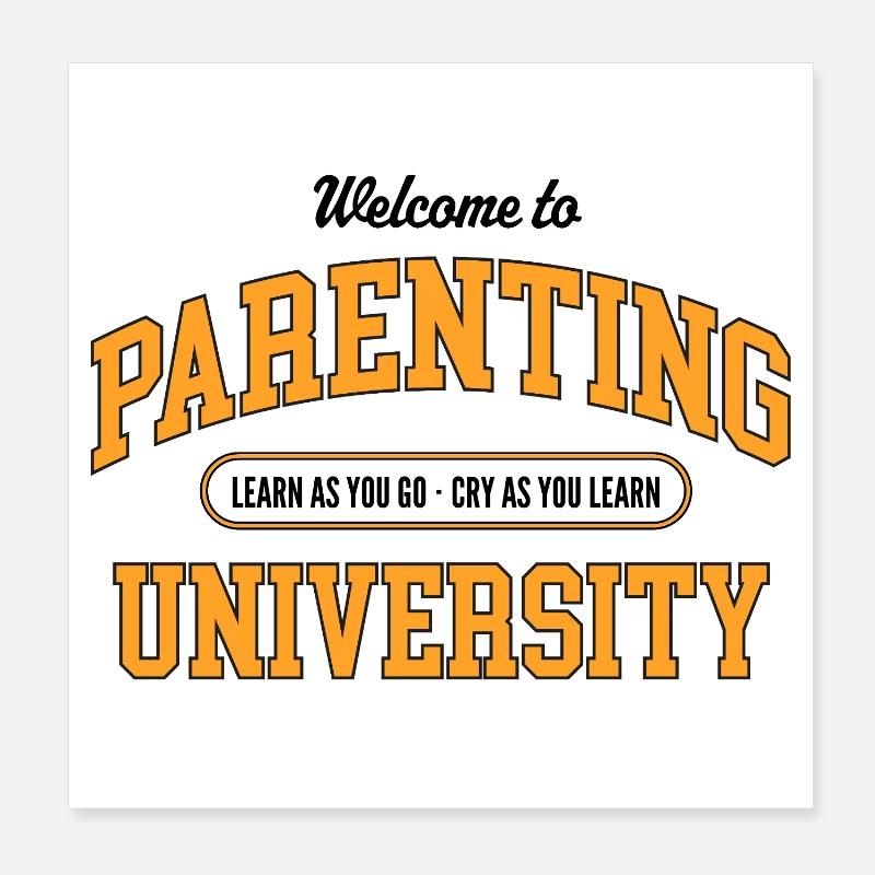Parentalité à l’Université et au collège Poster 20 x 20 cm