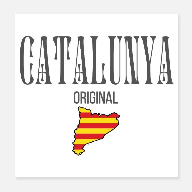 Originaire de Catalogne, né en Catalogne Poster 20 x 20 cm