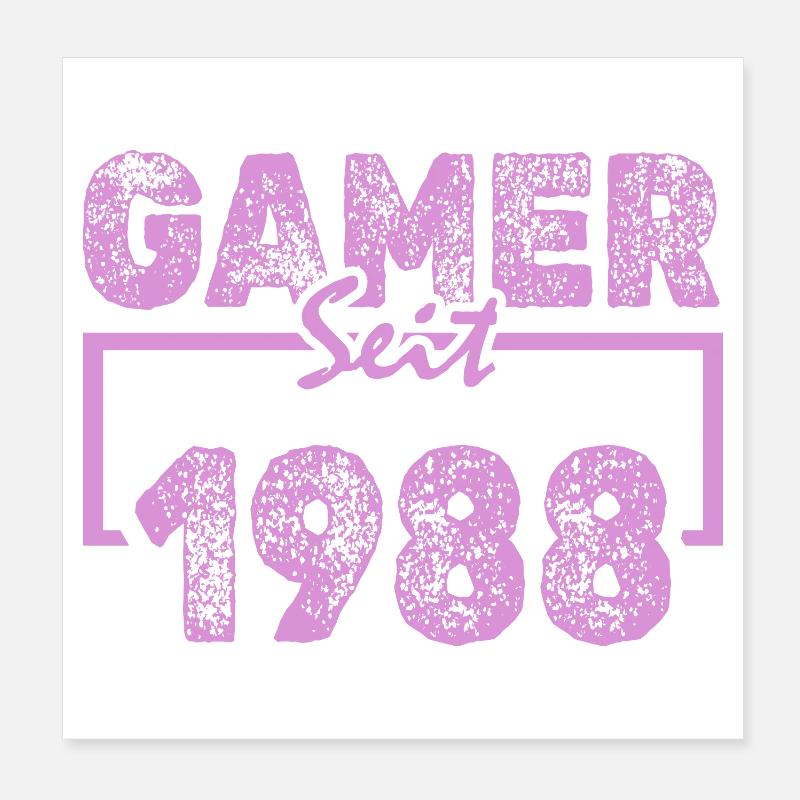 1988 Poster 20 x 20 cm