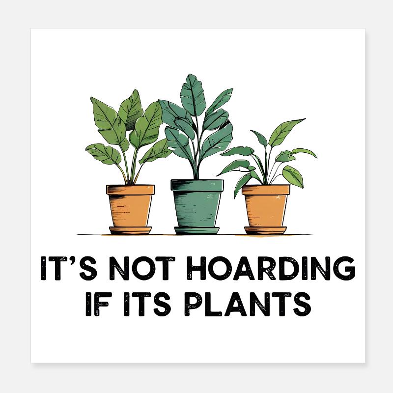 Ne pas accumuler s’il s’agit de plantes Poster 20 x 20 cm