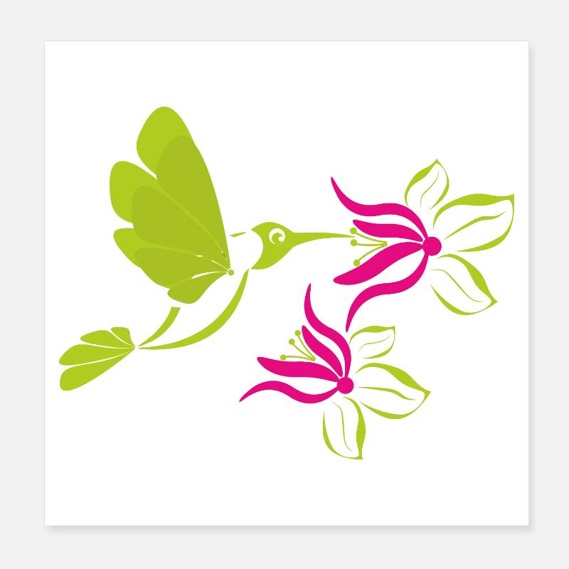 Kolibri_003 Poster 20 x 20 cm
