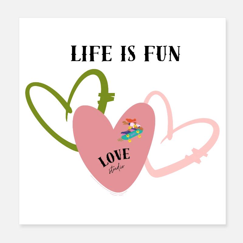 Love  Poster 20 x 20 cm