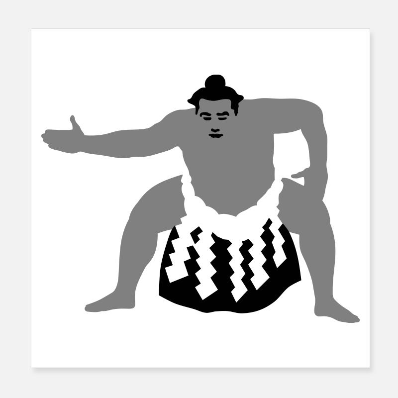 sumo Poster 20 x 20 cm