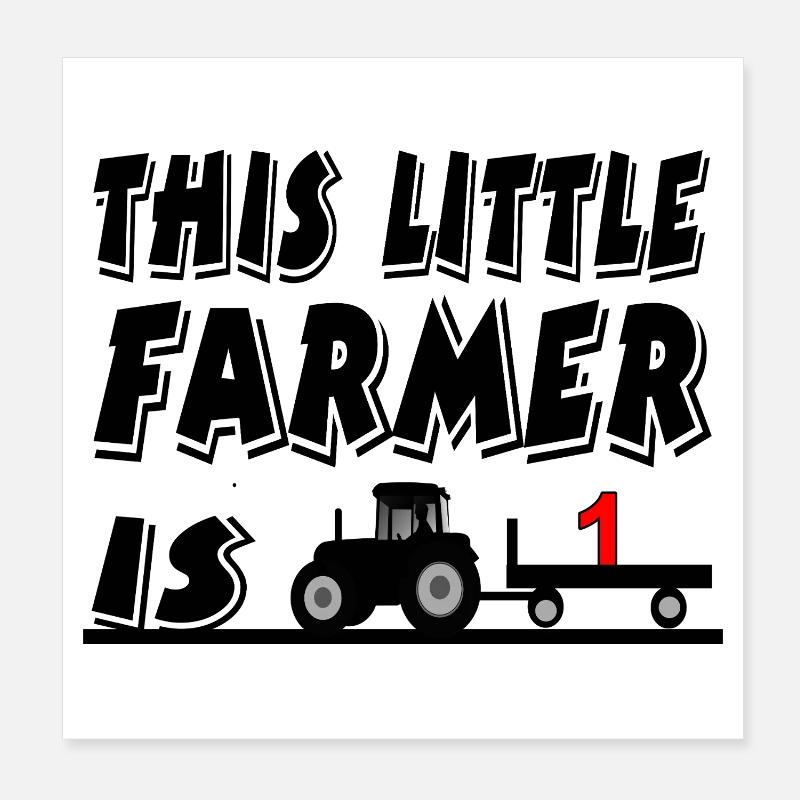 Bauer Poster 20x20 cm