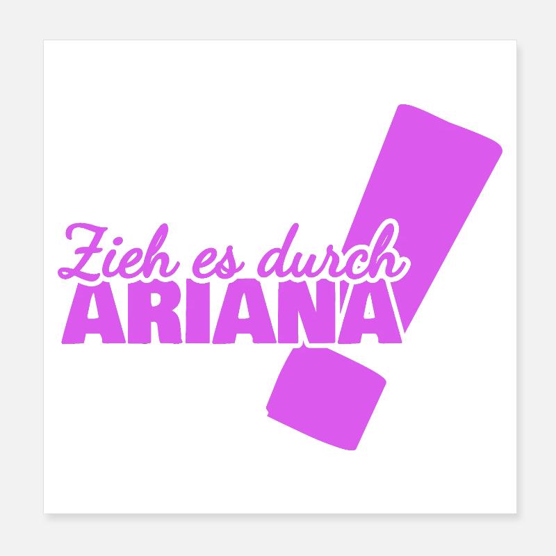 Gift for Ariana Poster 8" x 8" (20x20 cm)