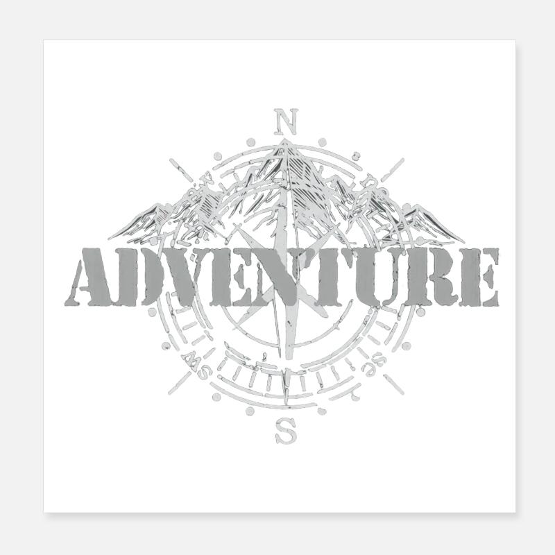 Aventure Poster 20 x 20 cm