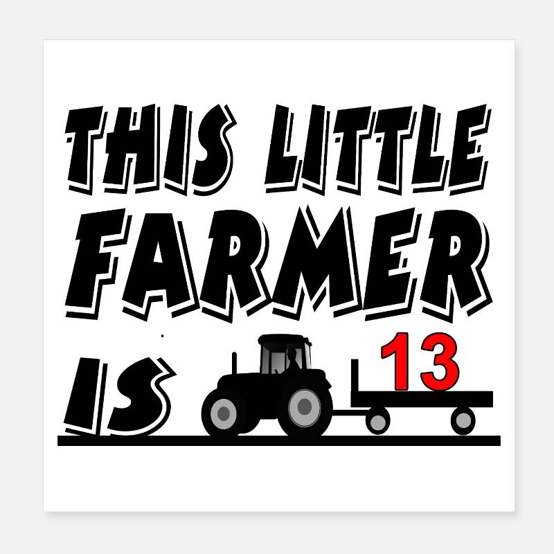 Bauer Poster 20x20 cm