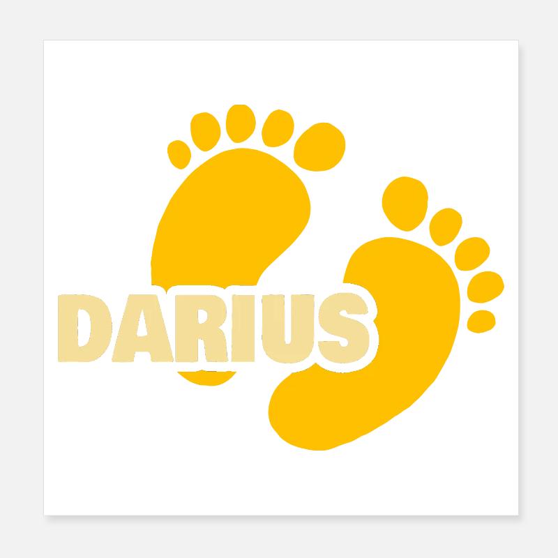 Cadeau pour Darius Poster 20 x 20 cm