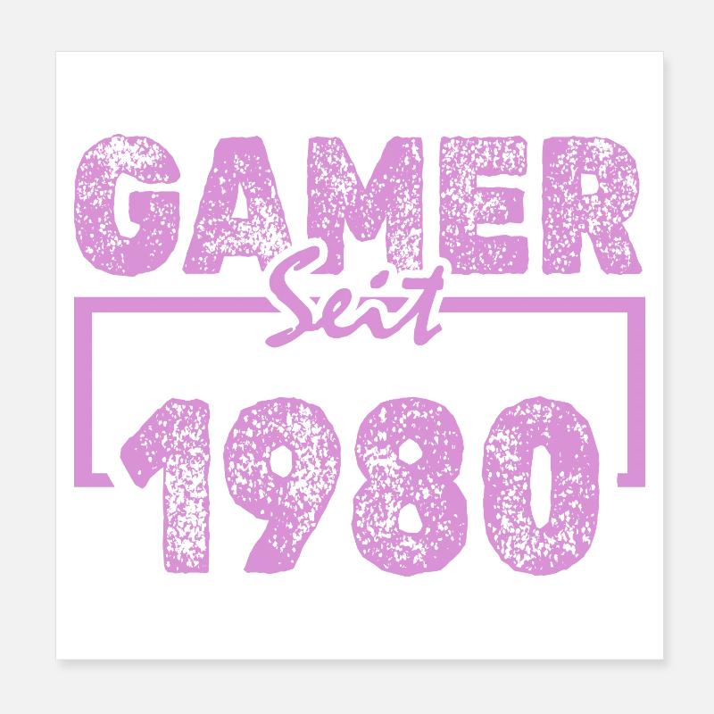 1980 Poster 20 x 20 cm