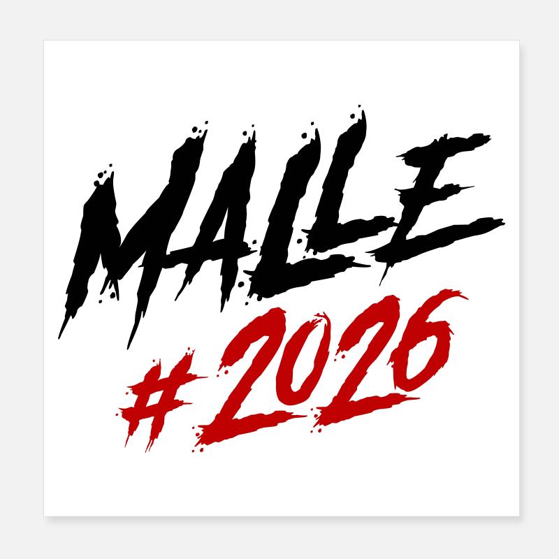 Équipe Malle 2026 Poster 20 x 20 cm