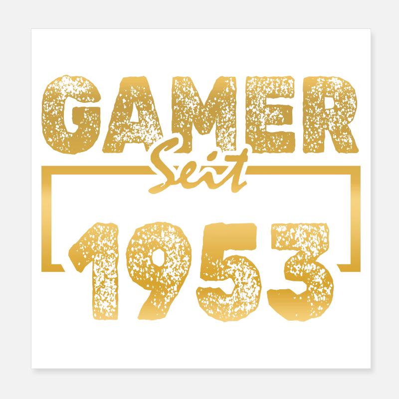 1953 Poster 20 x 20 cm