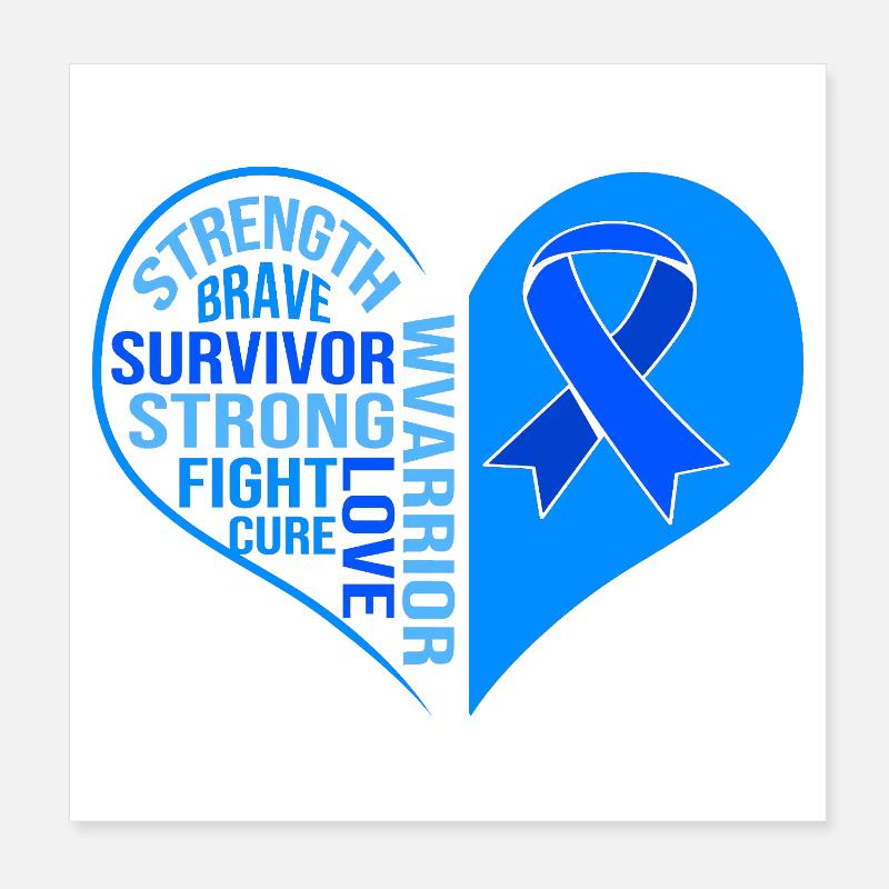 ALS nerve disease Poster 8" x 8" (20x20 cm)