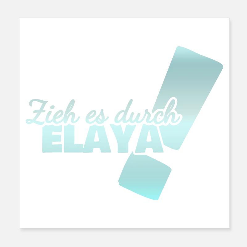 Persévérance Elaya Poster 20 x 20 cm