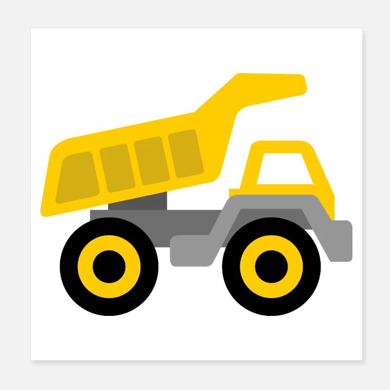 Kipper Poster 20x20 cm