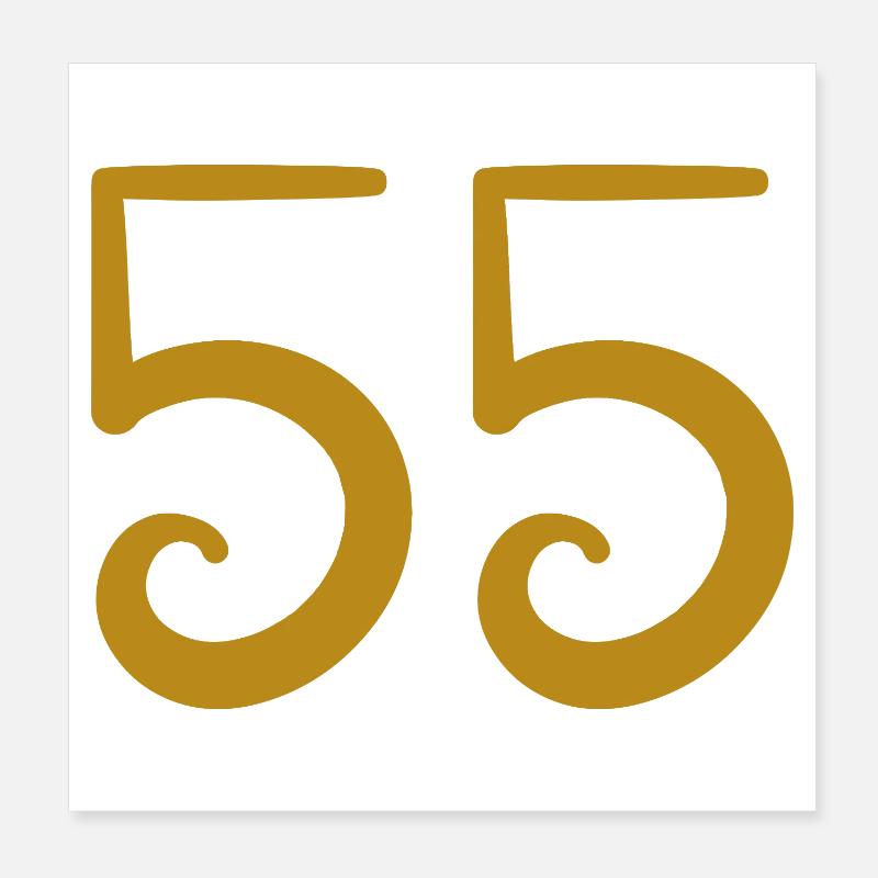 55 Poster 20x20 cm