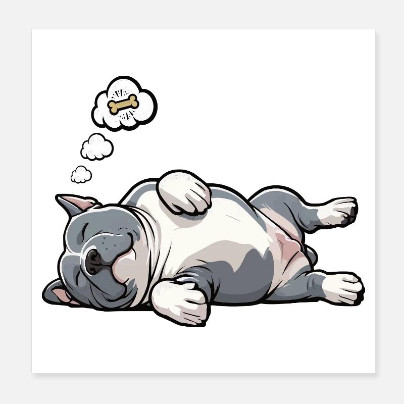American Bully Bully Pit Bullys Bullybesitzer  Poster 20x20 cm