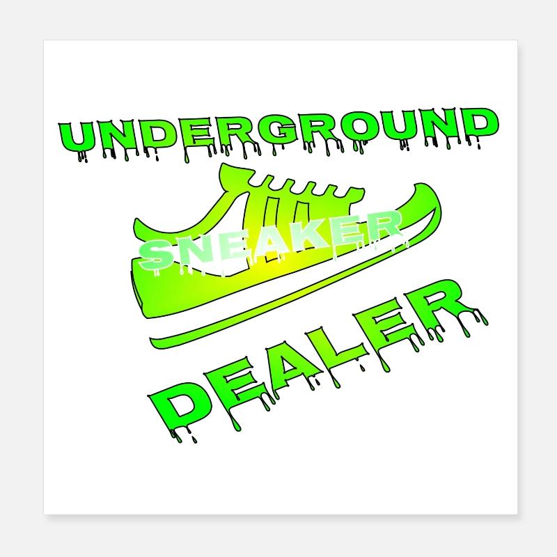shoe salesman Poster 8" x 8" (20x20 cm)