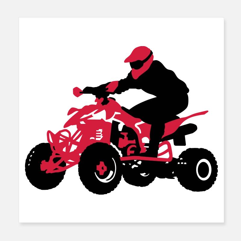 quad Poster 8" x 8" (20x20 cm)