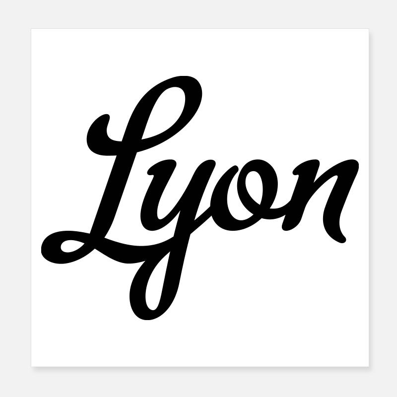 Lyon Poster 20 x 20 cm