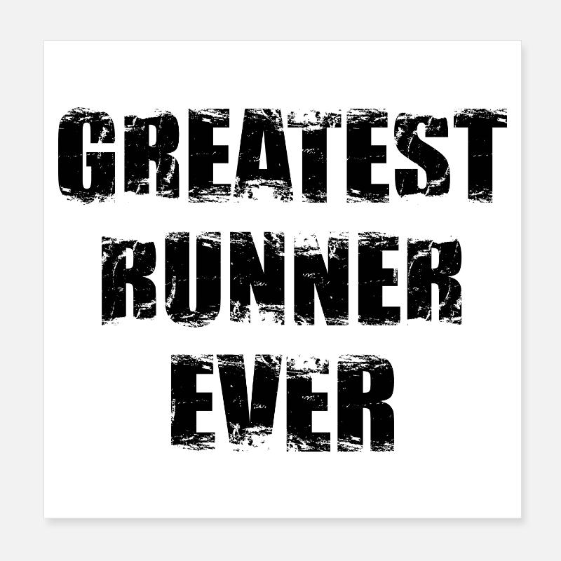 Great runner Poster 8" x 8" (20x20 cm)