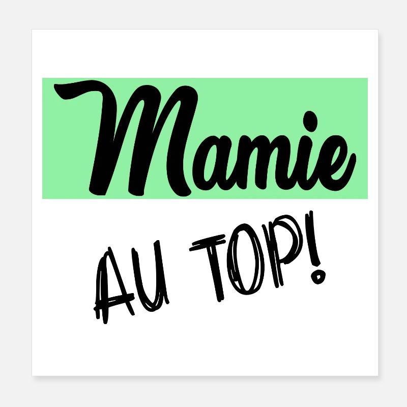 MAMIE Poster 20 x 20 cm