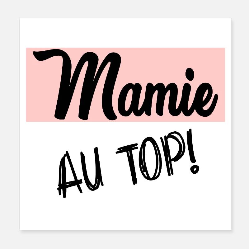 MAMIE Poster 20 x 20 cm