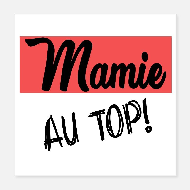 GRANNY Poster 8" x 8" (20x20 cm)