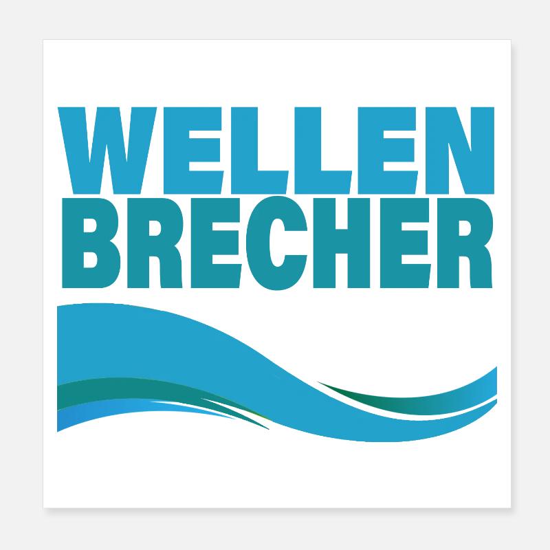 BREAKWATER Poster 8" x 8" (20x20 cm)