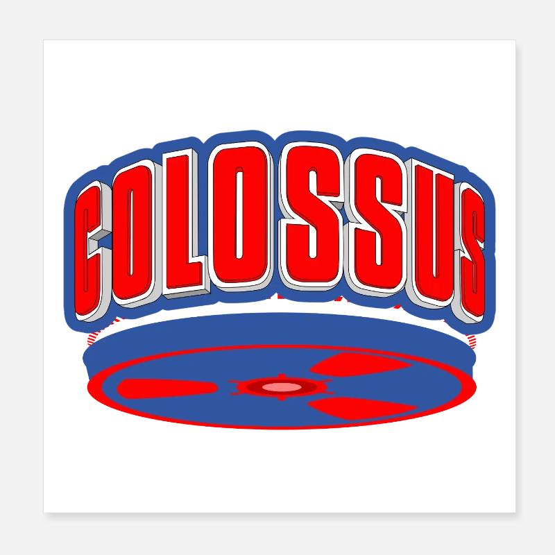 Kolossales Logo Poster 20x20 cm