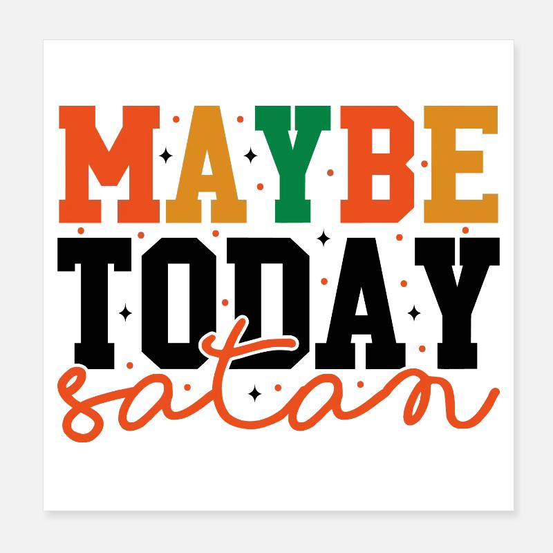 Colorful Letter Pattern Dots Poster 8" x 8" (20x20 cm)