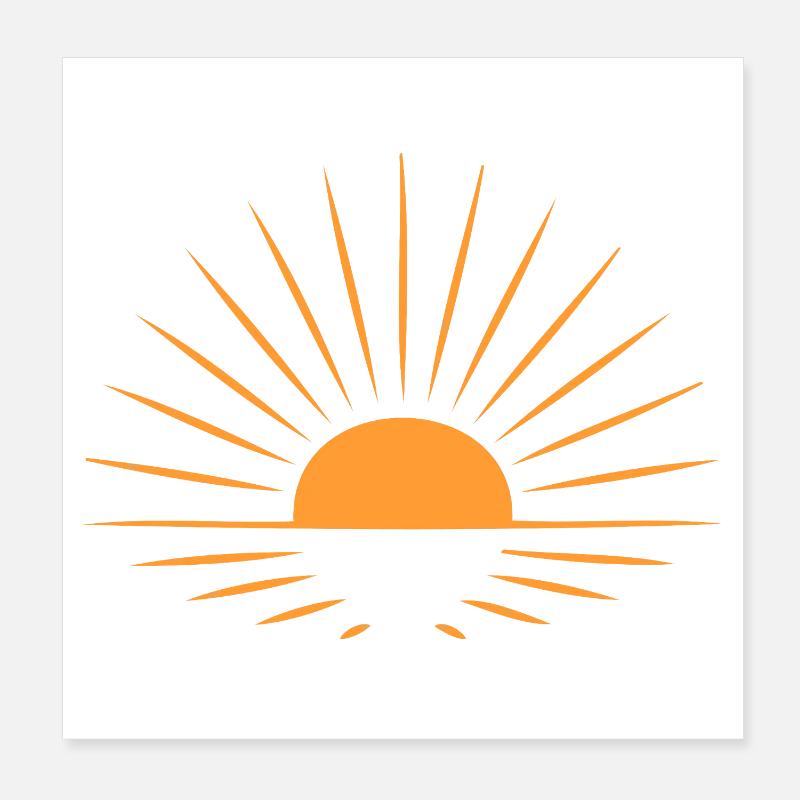 Rayon de soleil Poster 20 x 20 cm