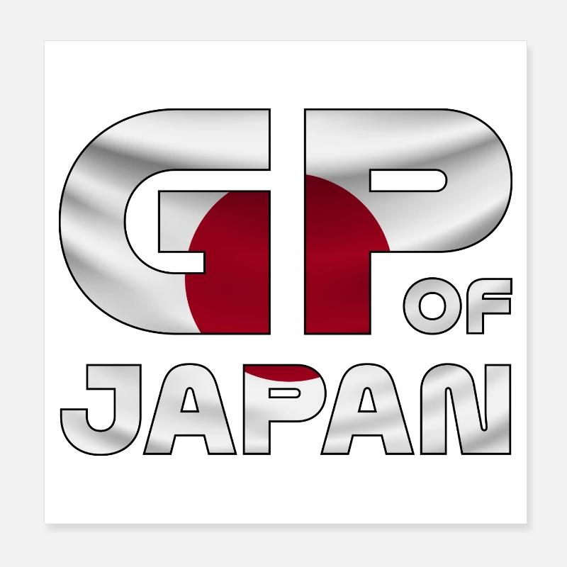 japan_gp Poster 20 x 20 cm