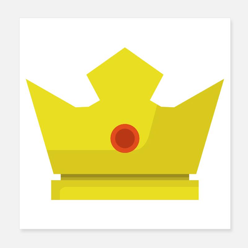 Crown Poster 8" x 8" (20x20 cm)