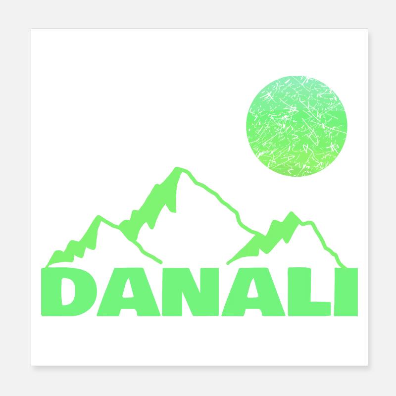 Geschenk für Danali Poster 20x20 cm