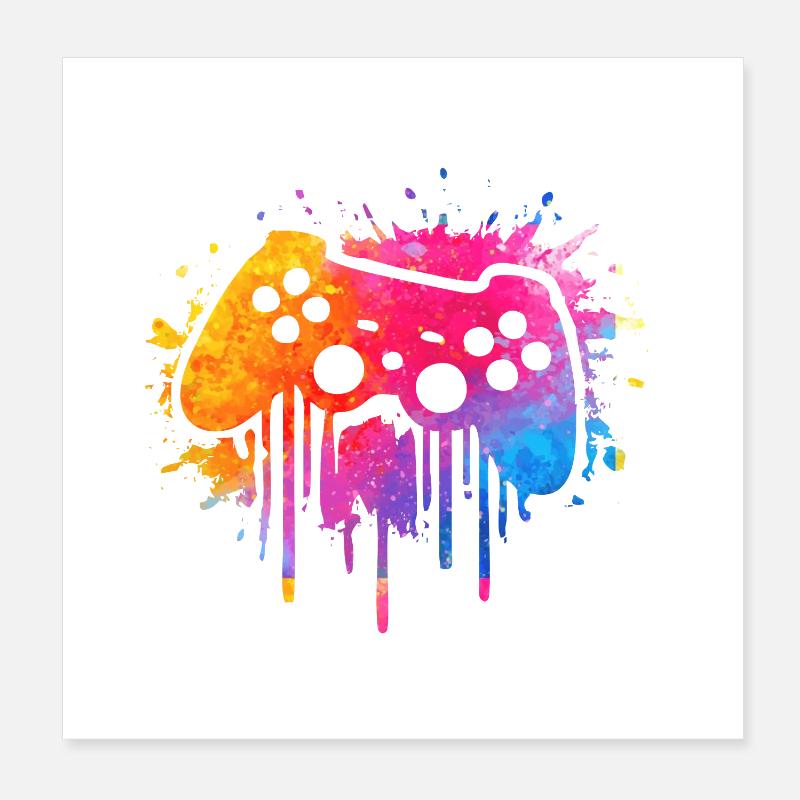 Gaming Poster 20x20 cm