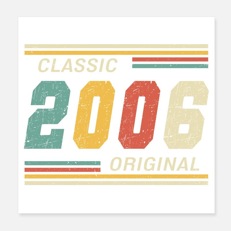 2006 - Classic original Poster 8" x 8" (20x20 cm)