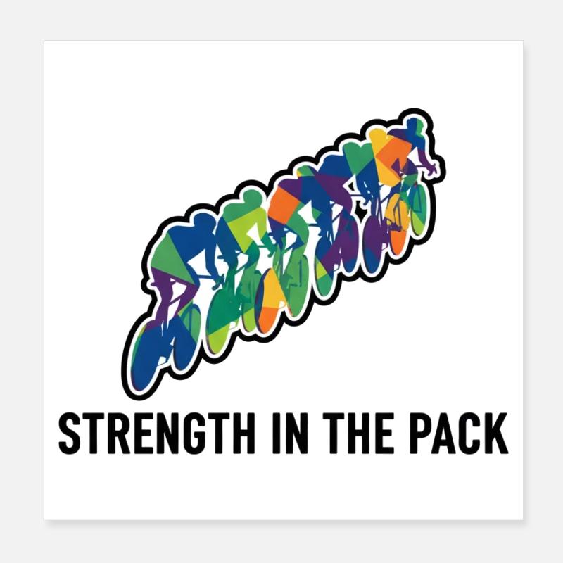 Pack-Power-Cycling Poster 20x20 cm