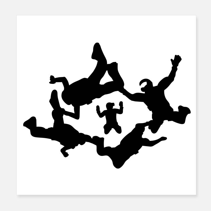 skydiver_7 Poster 20 x 20 cm