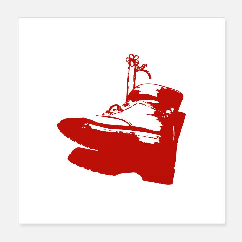 Chaussures Poster 20 x 20 cm