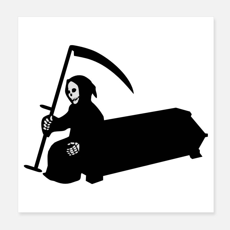 sarg sense halloween Poster 20x20 cm