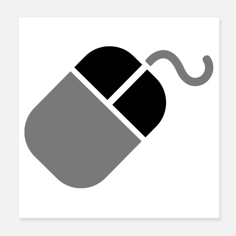 Maus PC Computer Poster 20x20 cm