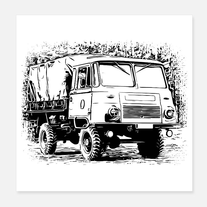 Robur LO 2002 MTW Poster 20 x 20 cm