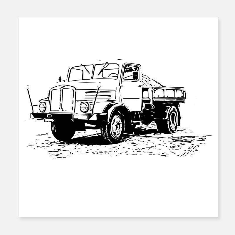 Benne BASCULANTE IFA H3 Poster 20 x 20 cm