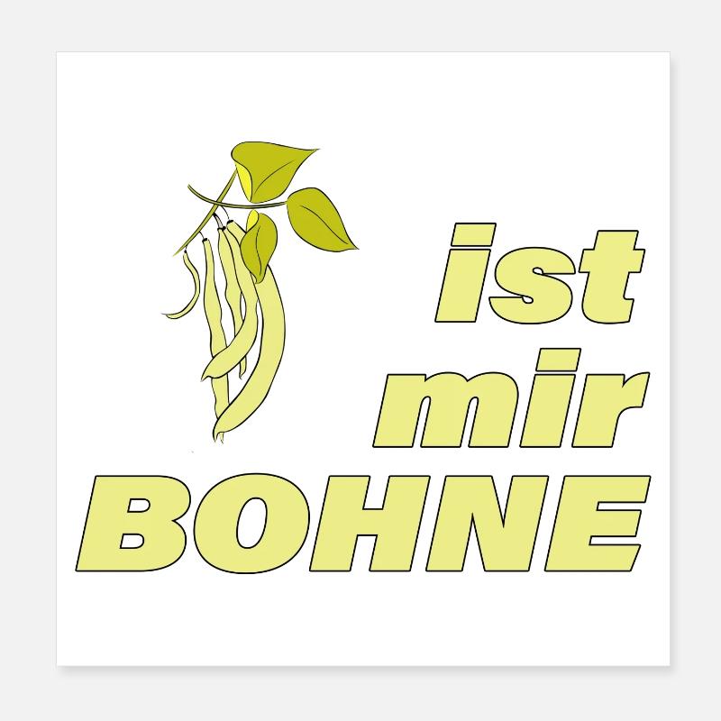BEAN Poster 8" x 8" (20x20 cm)