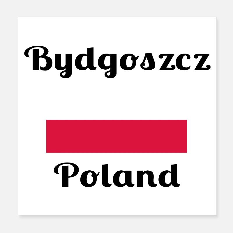 Bydgoszcz Pologne - Imprimés élégants Poster 20 x 20 cm