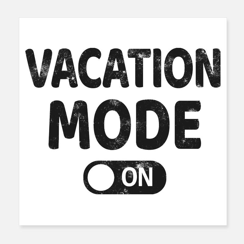 Urlaub Reise Poster 20x20 cm