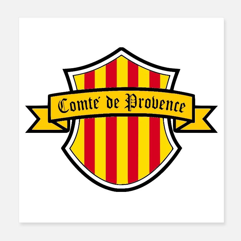 Grafschaft Provence Poster 20x20 cm